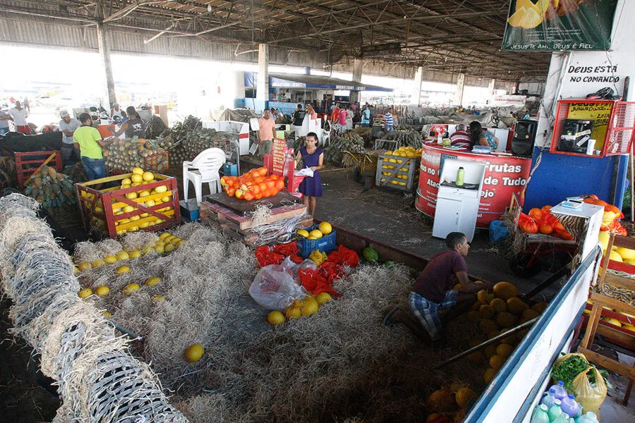 Atualmente, a Ceasa comercializa, em média, 140 itens que compõem a cadeia de produtos hortifrutigranjeiros