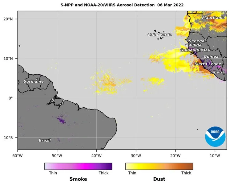 Um estudo a partir de dados da NASA mostrou que a poeira do Saara é benéfica para a nossa floresta amazônica.