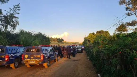 Forças policiais permanecem no assentamento Terra Nobre para evitar ações dos movimentos