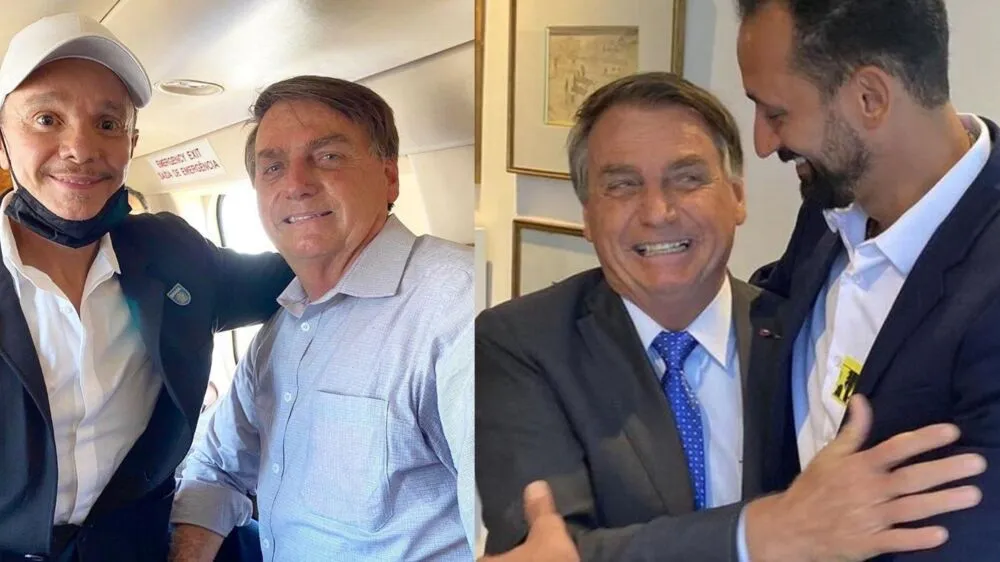 Cantor e ex-atleta são apoiadores do presidente Jair Bolsonaro