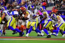 Imagem ilustrativa da imagem Rams vence Bengals e conquista seu segundo Super Bowl