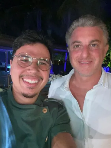 Leo Possa e Luciano Huck