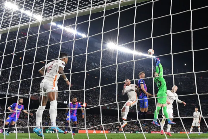 O time catalão não conseguiu criar muitas chances contra um Galatasaray bem organizadona defesa