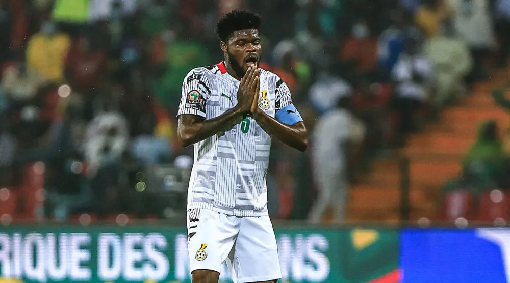 O capitão ganês Thomas Partey marcou o gol da classificação