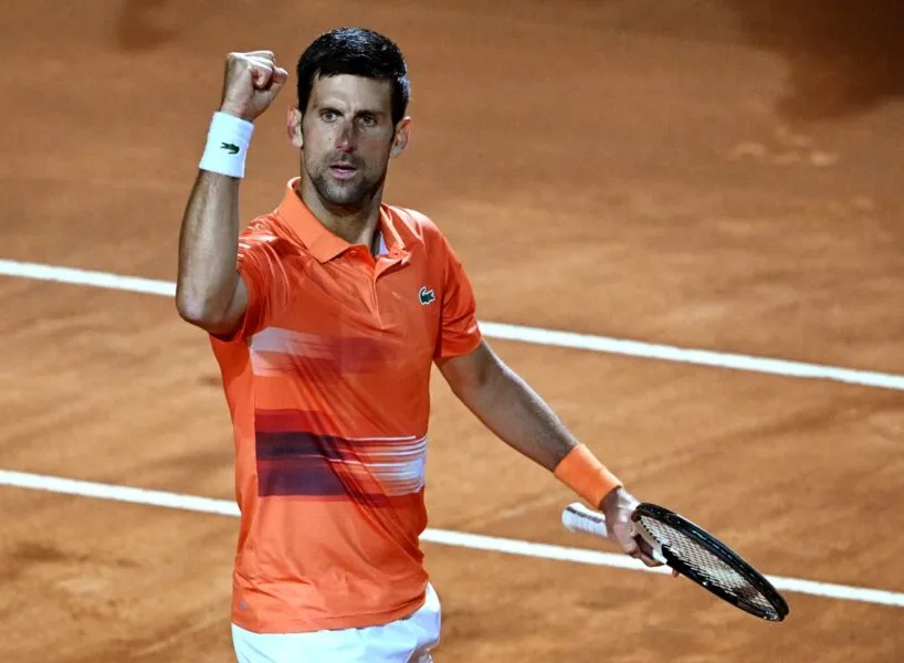 Novak Djokovic, grande favorito no Masters 1000 em Roma após a eliminação na quinta-feira do atual campeão Rafael Nadal