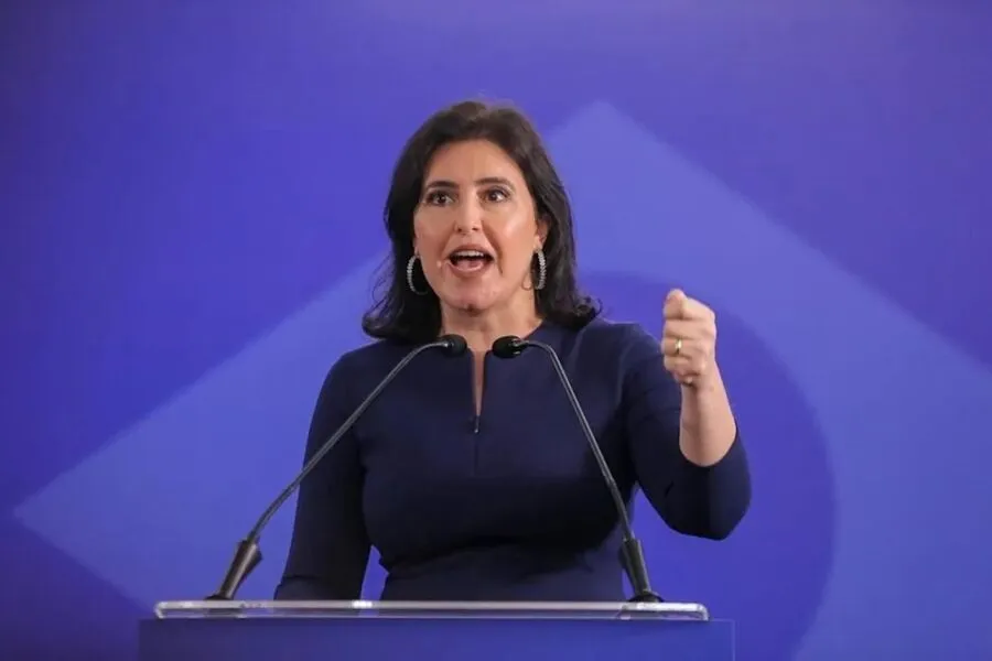 Senadora Simone Tebet, pré-candidata do MDB à Presidência da República