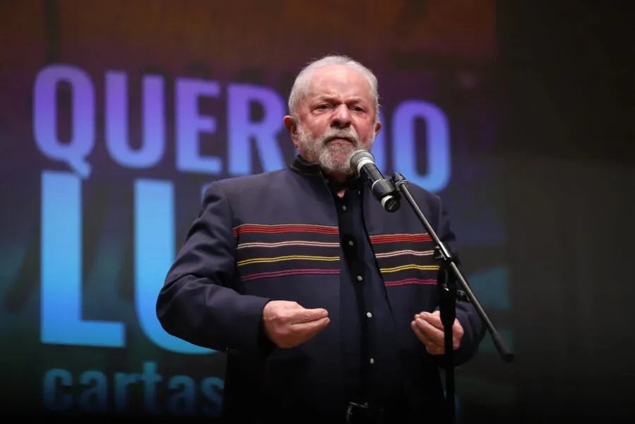 Lula durante evento em que deu declaração polêmica sobre o PSDB