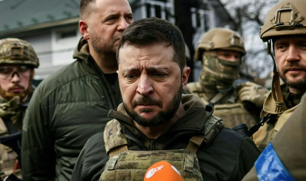 Segundo o presidente da Ucrânia, Volodymyr Zelensky, as forças russas ocupam 125.000 quilômetros quadrados do território ucraniano