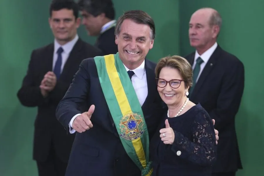 Tereza Cristina não se anima tanto com a possibilidade de ser vice de Bolsonaro