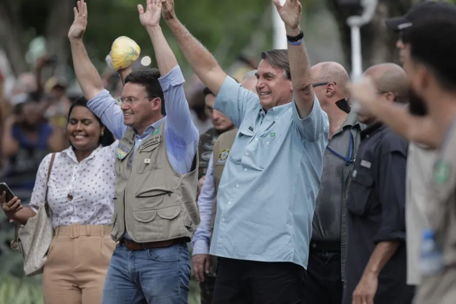 Bolsonaro visitou Salvador com sua comitiva nesta quarta-feira, 16