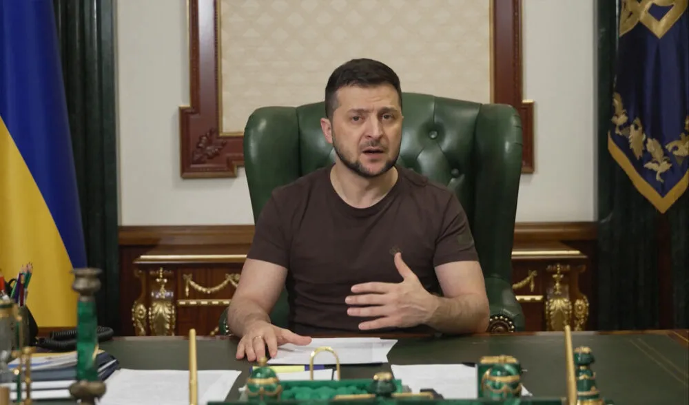 Zelensky afirmou que um acordo de cessar-fogo com a Rússia deve ser aprovado pelos ucranianos