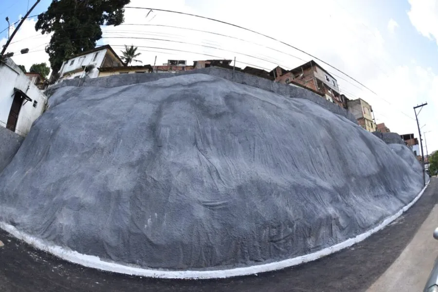 Lançamento ocorreu durante entrega de geomanta no bairro de Castelo Branco