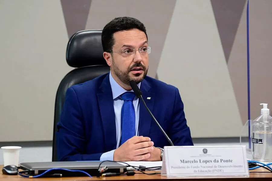 Marcelo Lopes da Ponte em depoimento no Senado