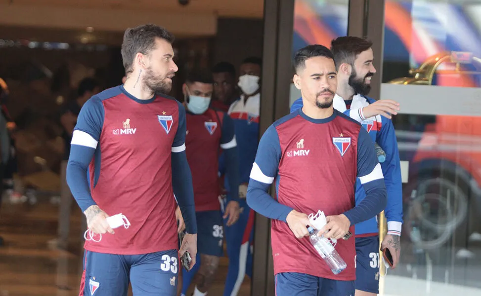 O elenco do Fortaleza fez o último treino antes do confronto