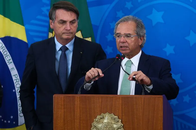Presidente esteve reunido com o ministro da Economia, Paulo Guedes