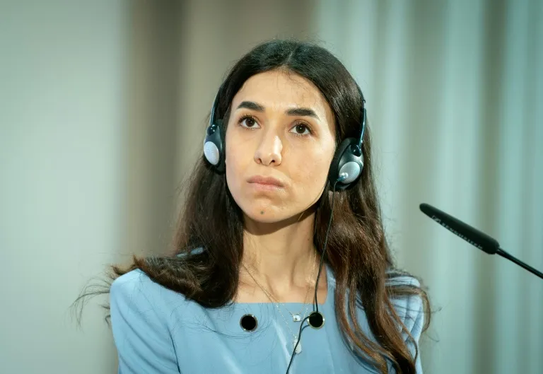 Vencedora do Prêmio Nobel da Paz de 2018, Nadia Murad