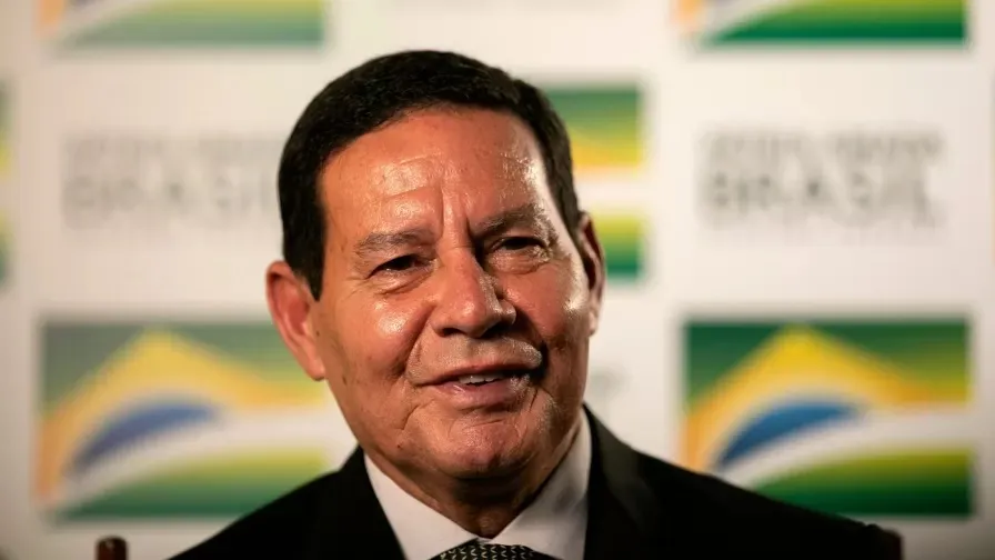 O vice-presidente, general Hamilton Mourão