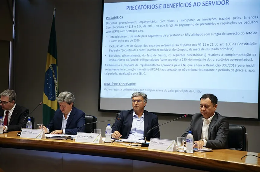 Coletiva de imprensa do Ministério da Economia sobre o projeto de Lei de Diretrizes Orçamentárias para 2023 encaminhado ao Congresso