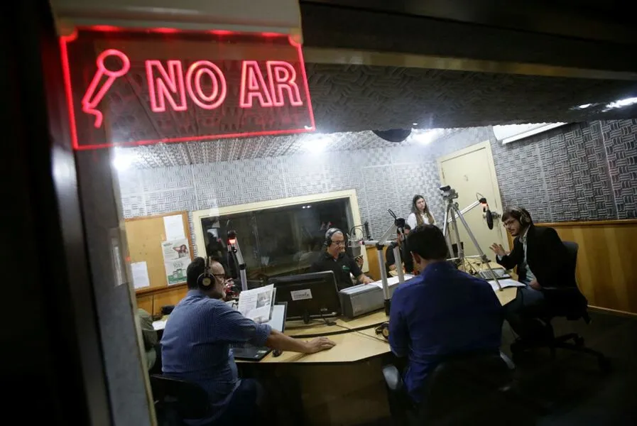 Estúdio da Rádio A TARDE FM