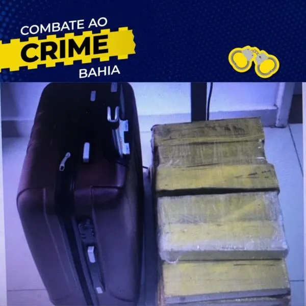 Ao todo foram apreendidos mais de  35 kg de maconha