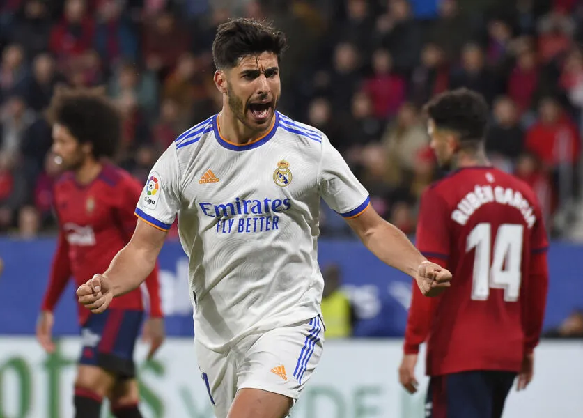 Alaba, Asensio (foto) e Vasquez marcaram para o Real