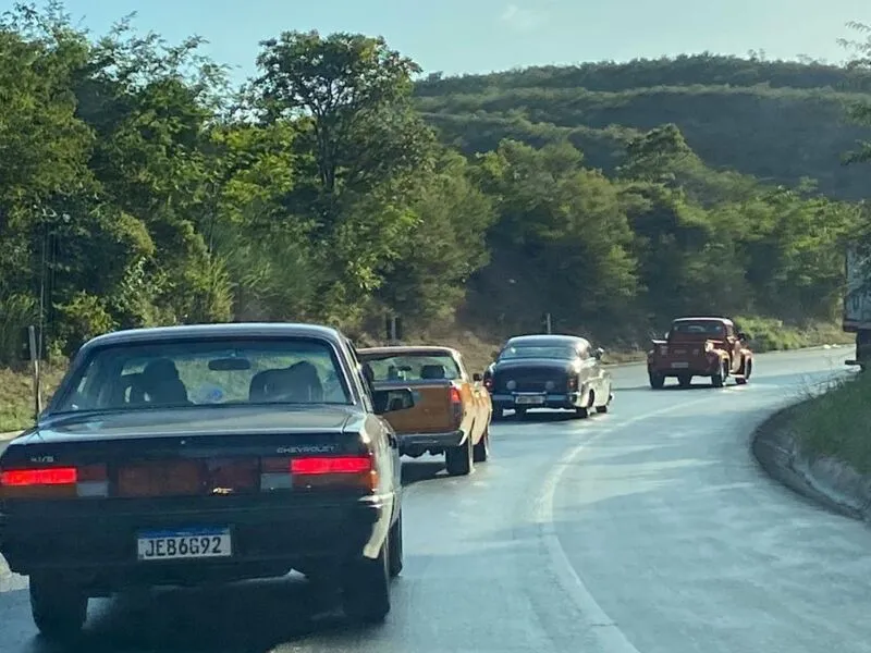 Objetivo do evento foi prestigiar o 7º Encontro Nacional de Autos Antigos