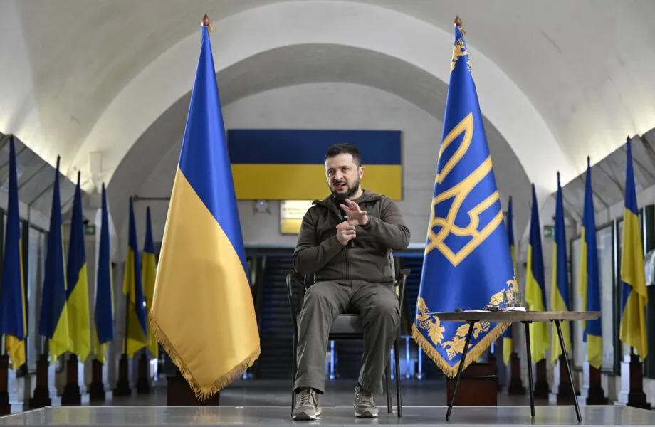 Este é o primeiro encontro do presidente ucraniano com representantes do governo dos EUA