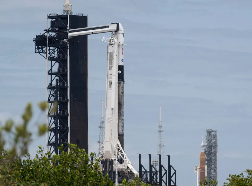 Imagem ilustrativa da imagem SpaceX pronta para lançar recente tripulação à ISS para a Nasa