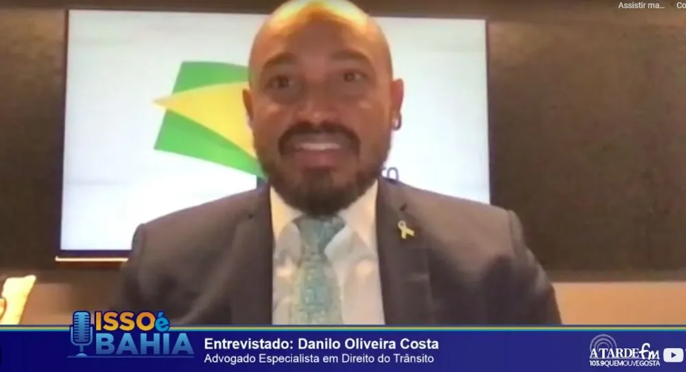 Danilo Oliveira Costa, presidente da Comissão de Direito do Trânsito da OAB/BA