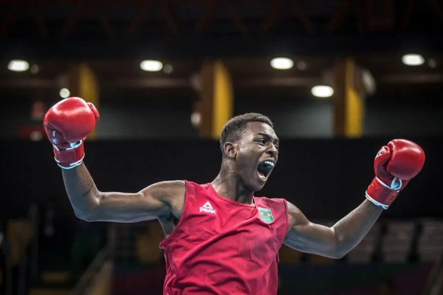 Um dos destaques do dia foi o baiano e medalhista olímpico Abner Teixeira