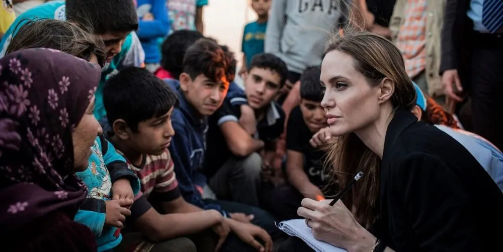 Atriz é embaixadora da Boa Vontade da Agência de Refugiados da ONU