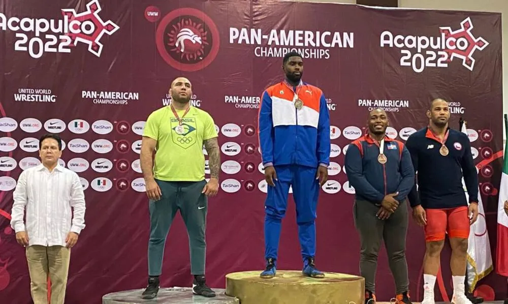 O Brasil faturou duas medalhas de prata no Pan-Americano de Wrestling