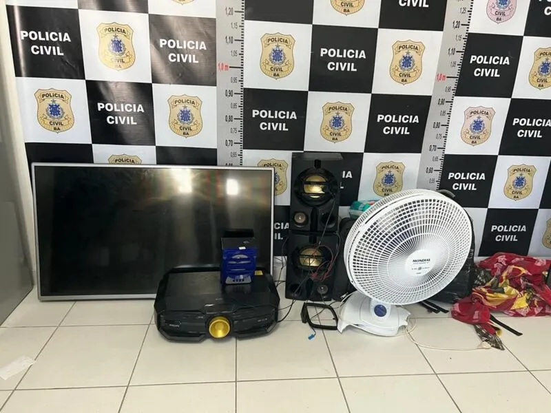 Conteúdo roubado foi recuperado pela Polícia Civil