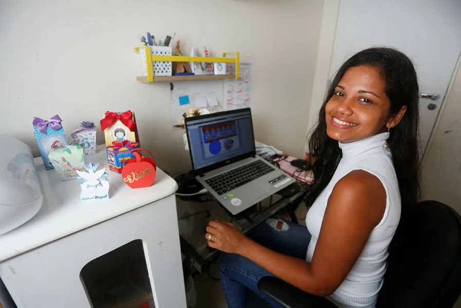 Patrícia pediu demissão e abriu negócio na área de papelaria