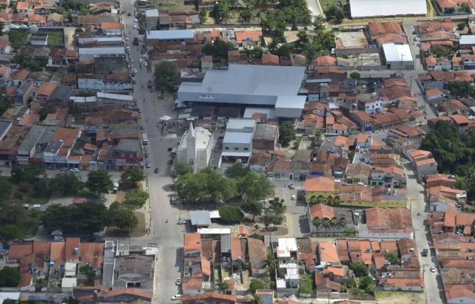 Vista da cidade de Coração de Maria