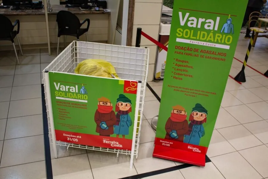 Imagem ilustrativa da imagem Campanha Varal Solidário arrecada agasalhos para doação