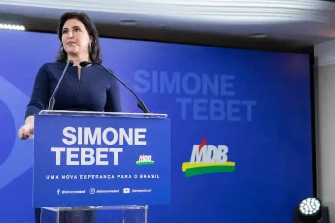 Senadora Simone Tebet tem candidatura consolidada pelo seu partido