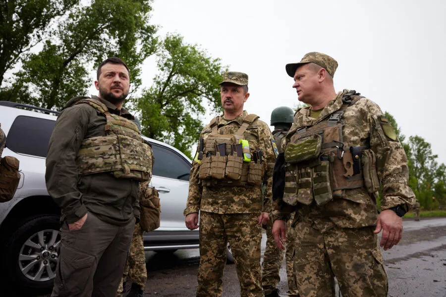 Zelensky permaneceu em Kiev desde que o presidente russo lançou a invasão da Ucrânia em 24 de fevereiro