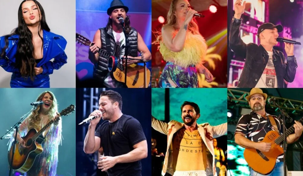 Entre as atrações estão nomes históricos da música brasileira e outros grandes sucessos