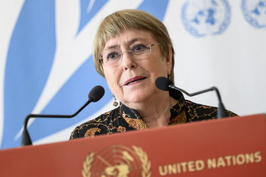 Guterres elogiou Bachelet e disse que ela "vivia e respirava os direitos humanos"