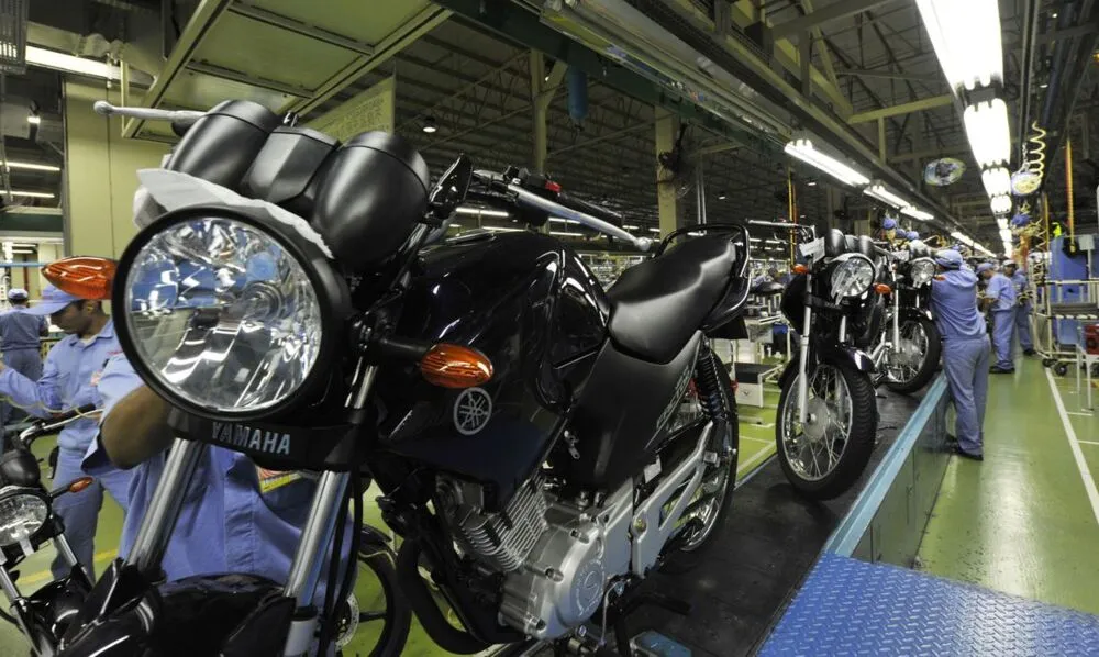 Produção de motocicletas cresceu 22,9% em comparação ao ano passado