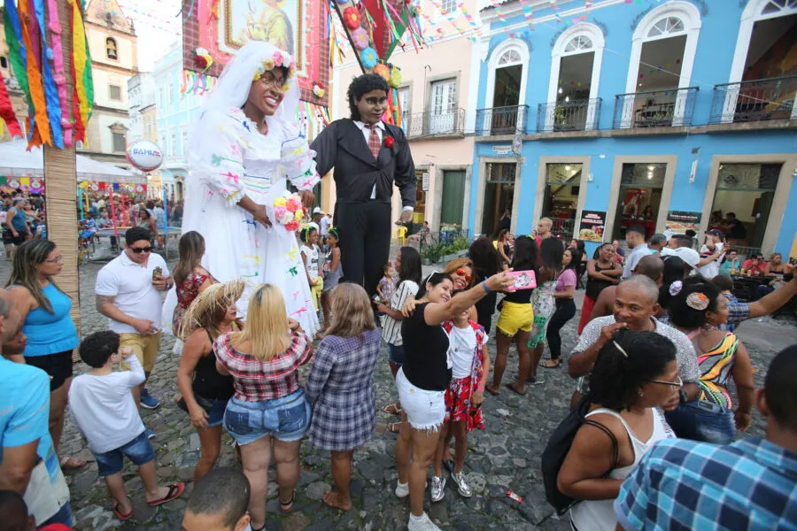 Pelourinho tem sido local de festa junina na cidade