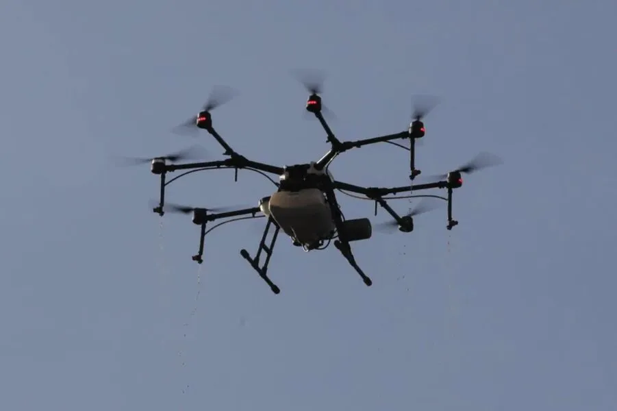 Drone surgiu pouco antes de início do evento na Unitri