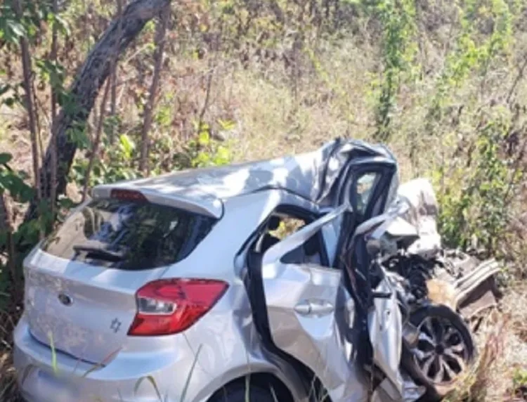 Motorista do outro veículo teria perdido controle e atingido carro no qual bebê estava