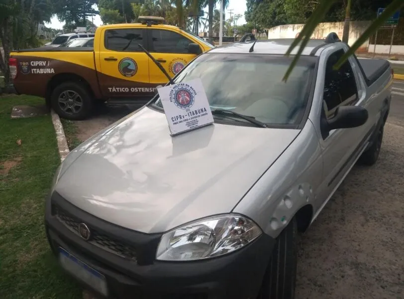 Durante a ação, o motorista foi preso