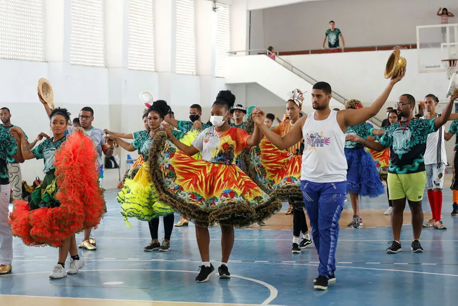 Ensaio geral da Forró do ABC, grupo com mais de 40 anos,  no ginásio do Iceia (Barbalho)