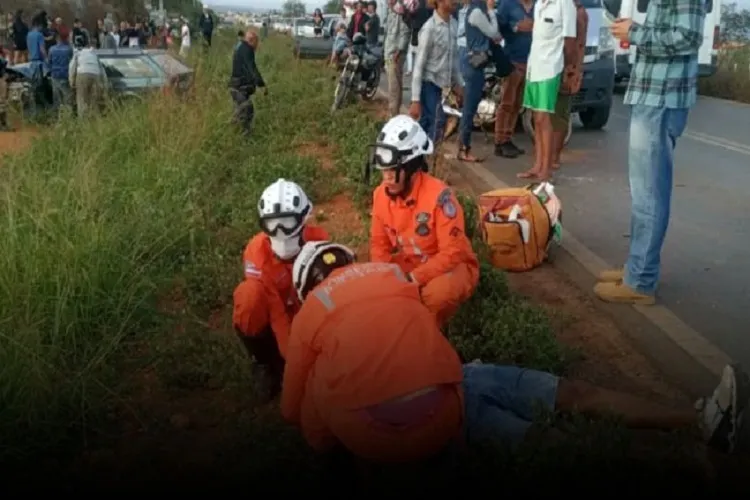 Equipe do 11º Grupamento de Bombeiros Militar da Bahia (Lençóis/Itaberaba), que cobria a festa junto com os socorristas da prefeitura de Iraquara, prestaram os primeiros-socorros