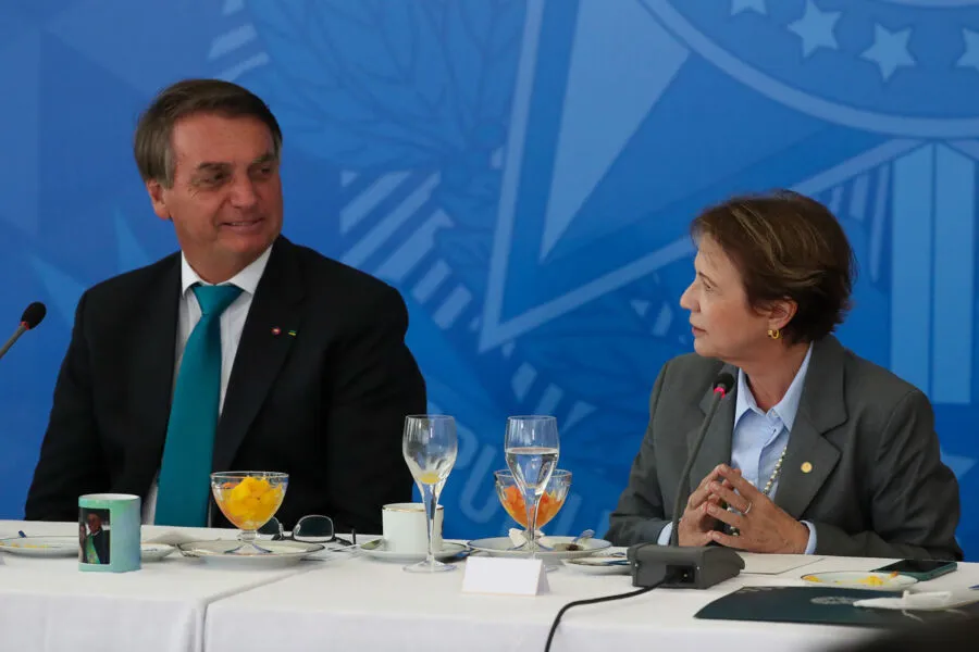 Bolsonaro e Tereza Cristina