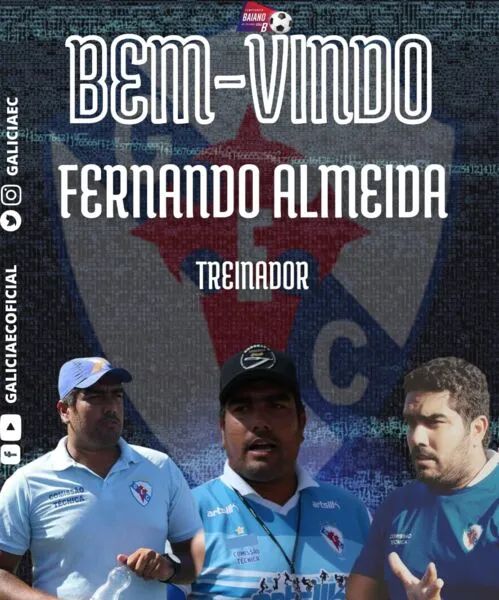 Imagem ilustrativa da imagem Novo técnico do Galícia já comanda atividade visando duelo na Série B