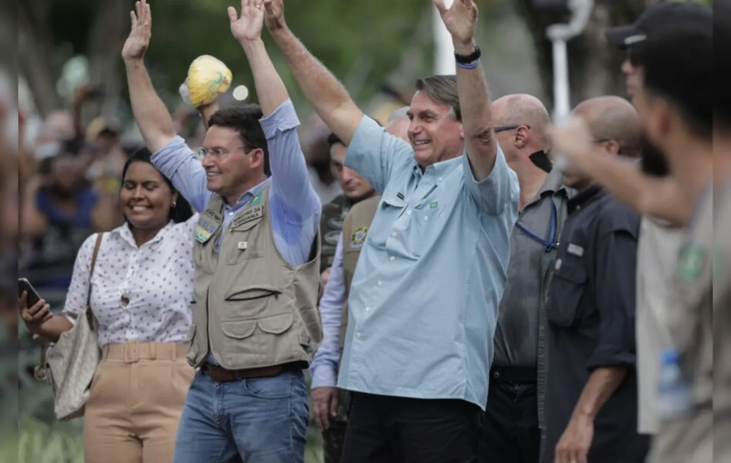 Bolsonaro visitou Salvador com sua comitiva nesta quarta-feira, 16
